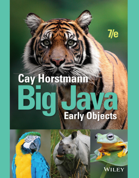 Big Java, Early Objects, 7e