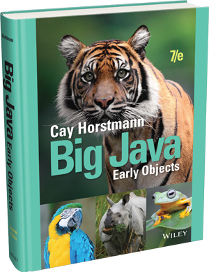 Big Java: Early Objects, 7th Edition